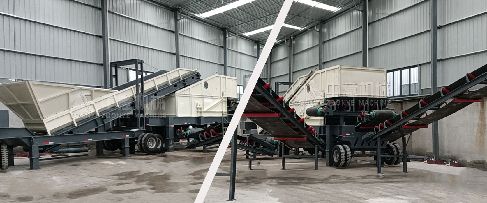 現(xiàn)場直擊！ 浙江溫州時處理50方移動彈跳篩順利投產(chǎn)