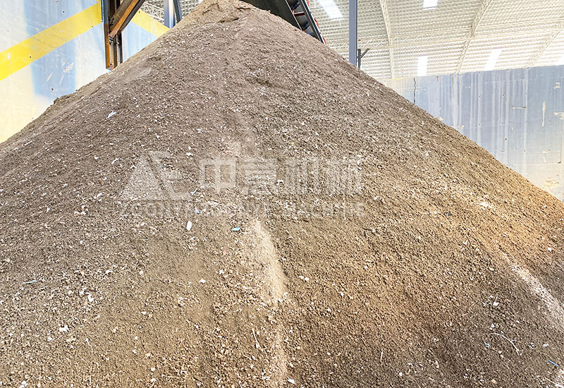 分揀出來(lái)的沙土 分揀出來(lái)的沙土